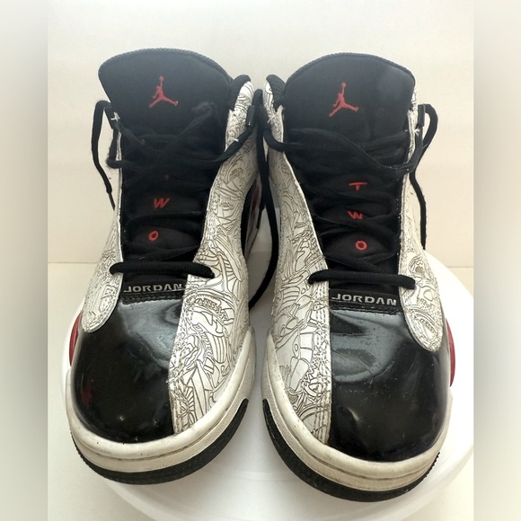 Air Jordan Dub Zero Mid Fire Red - Men’s 7/Big boys 7Y/ Womens 8.5 - Picture 4 of 13